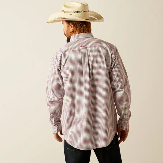 MNS Pro Series Glen Classic Fit Shirt BRICK - 1005467