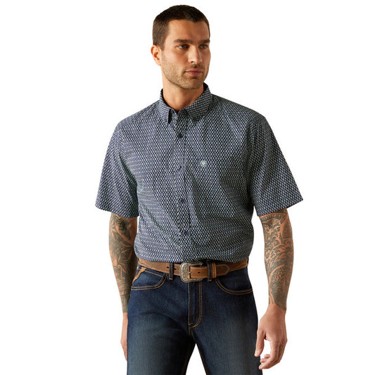MEN'S Clark Classic Fit Shirt NAVY - 10054817
