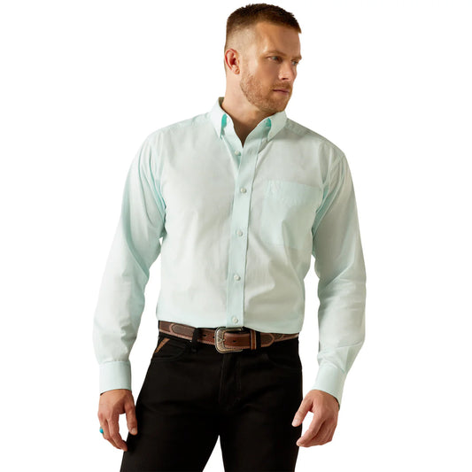 MEN'S Solid Slub Classic Fit Shirt - 10055116
