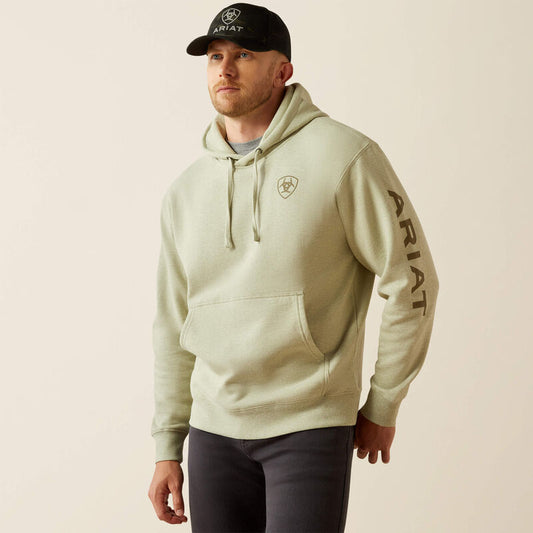 Ariat Logo Sage Heather Hoodie