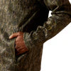 Men's Caldwell Logo 1/4 Zip Sweater - Green Tree bark Camo
