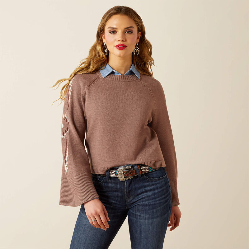 Caravan Sweater - Toasted Coconut Melange