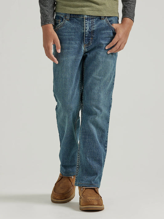 Boy's Wrangler Five Star Classic Stretch Bootcut Jean