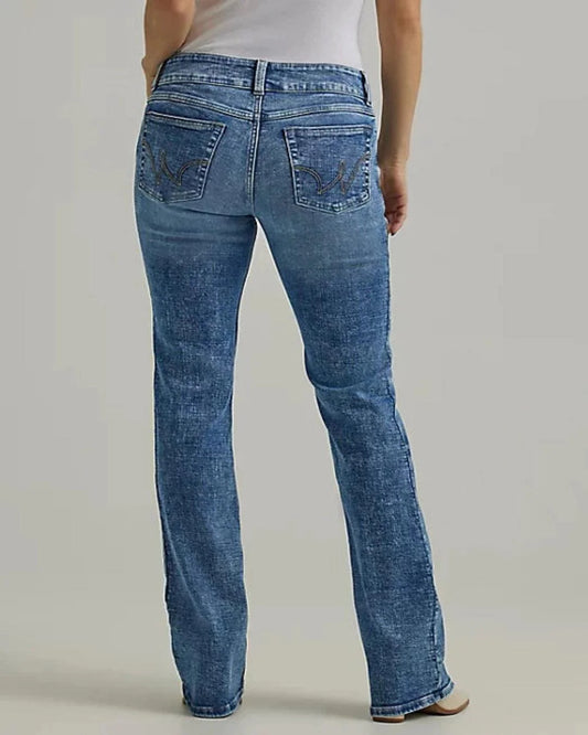 Wrangler Bootcut Lightwash Jayne Mid-Rise - 112345824
