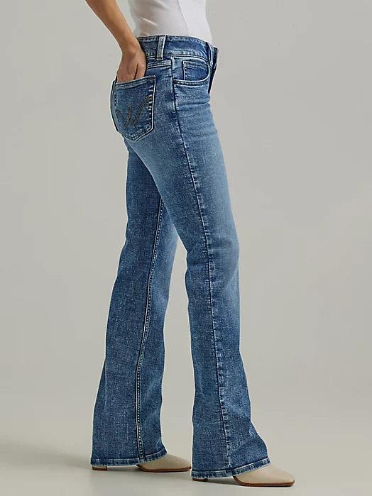 Wrangler Bootcut Lightwash Jayne Mid-Rise - 112345824