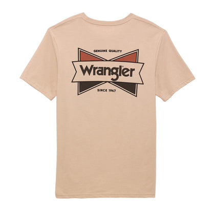 Wrangler® Graphic Short Sleeve T-shirt - Regular Fit - Moonlight Heather