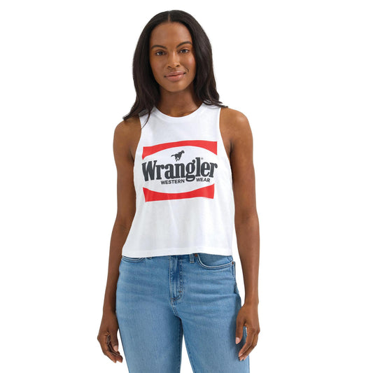 Wrangler Retro® Knit Festival Tank - Bright White