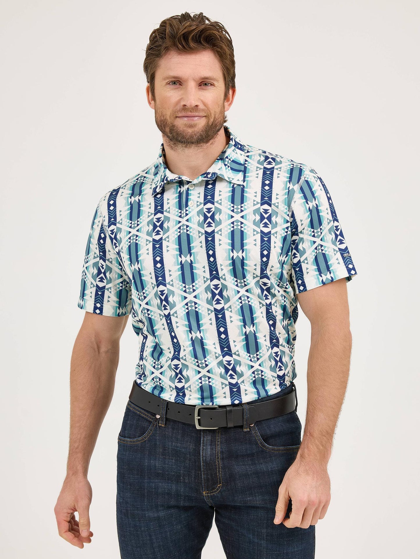 Wrangler® Performance Polo Short Sleeve Shirt - Multi