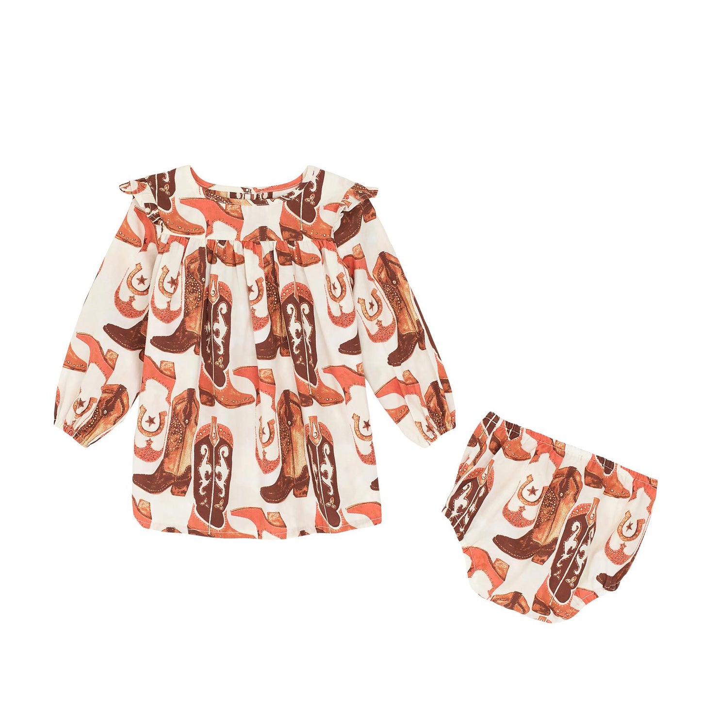 Wrangler® Baby Girl Dress - White