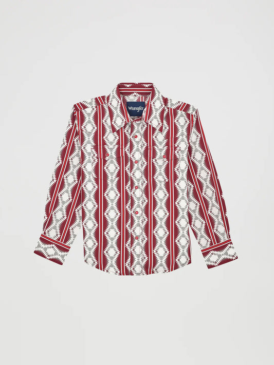 Boys Wrangler Checotah Long Sleeve Shirt