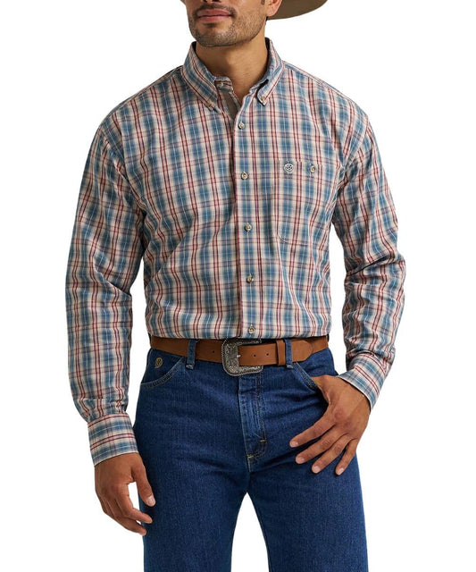 Wrangler Men's George Strait Button Down Shirt - 112368226
