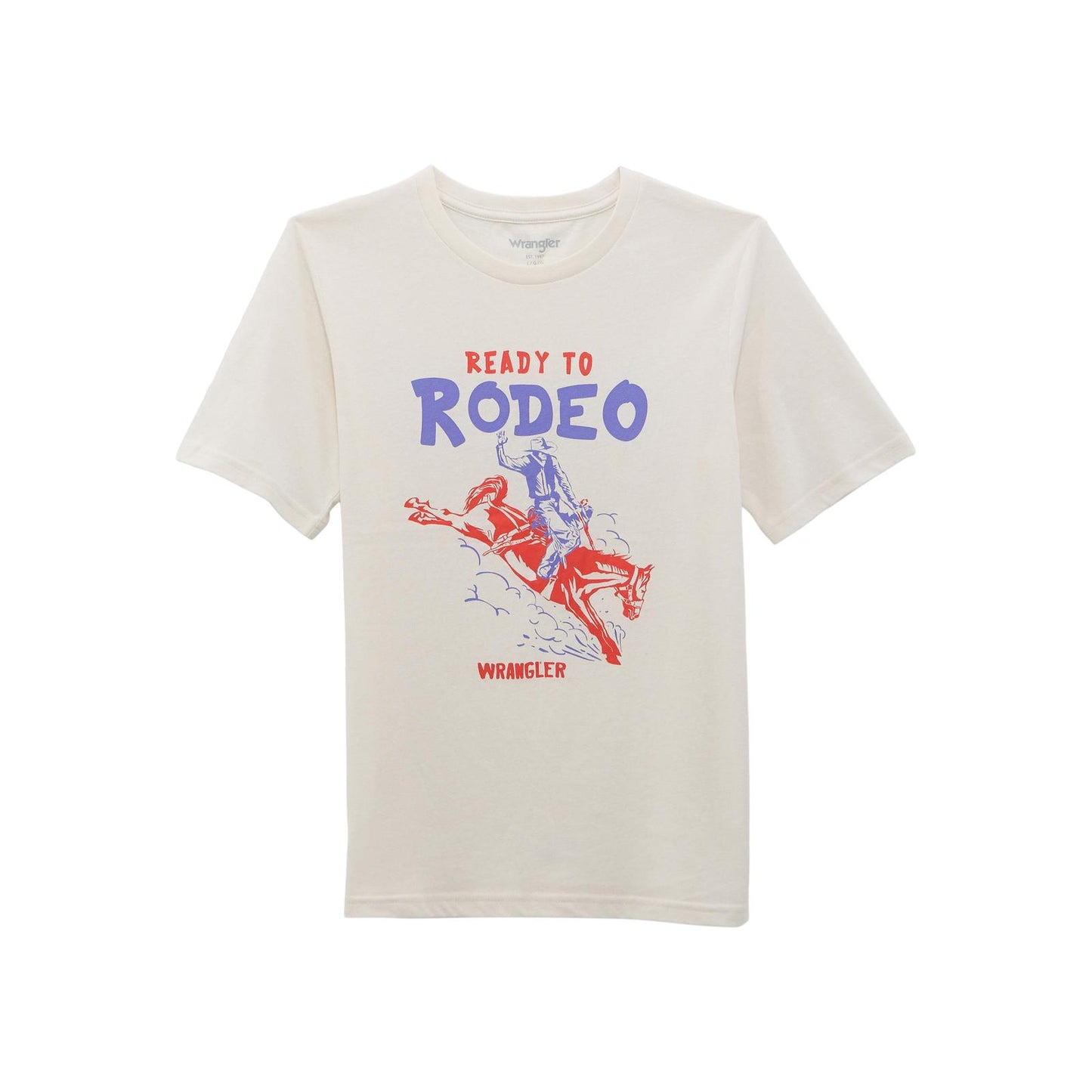 Wrangler® Boys Short Sleeve T-Shirt - Marshmallow