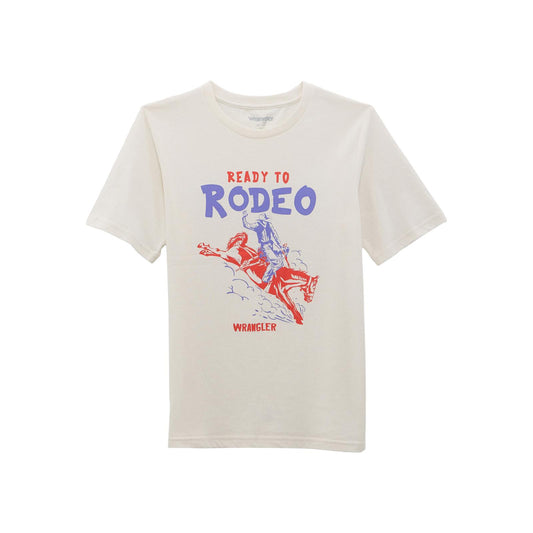Wrangler® Boys Short Sleeve T-Shirt - Marshmallow