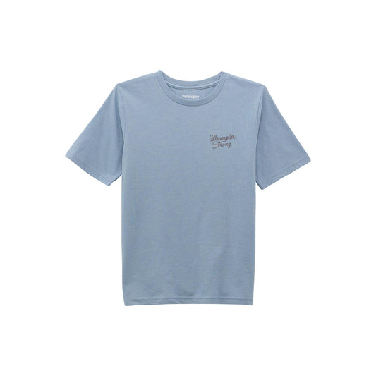 Wrangler® Boys Short Sleeve T-Shirt - Ashley Blue Heather