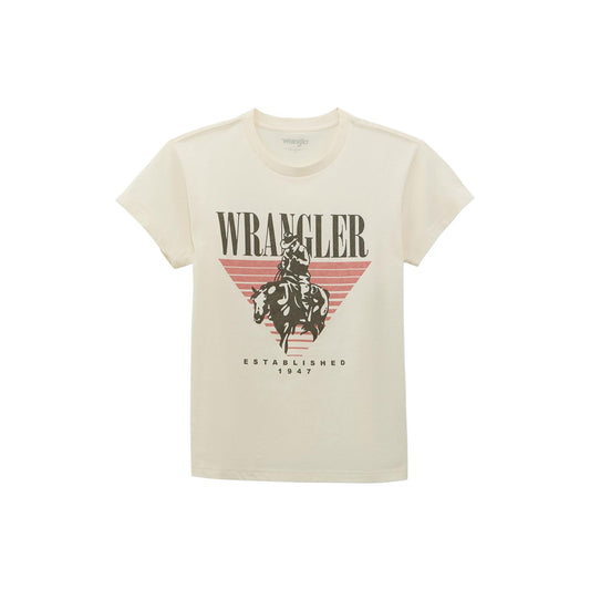 Wrangler Retro® Short Sleeve Graphic T-Shirt - Regular Fit - Whisper White