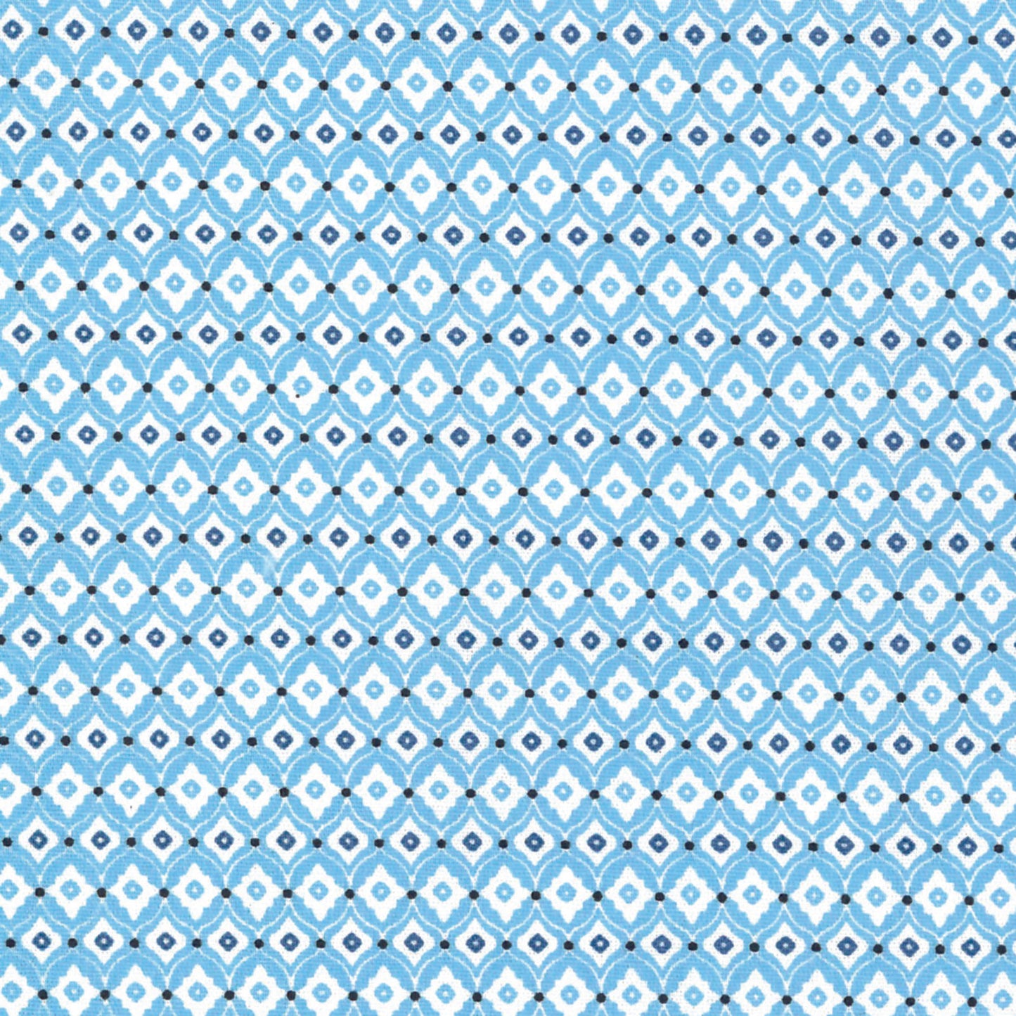 blue and white geometric diamond pattern fabric texture