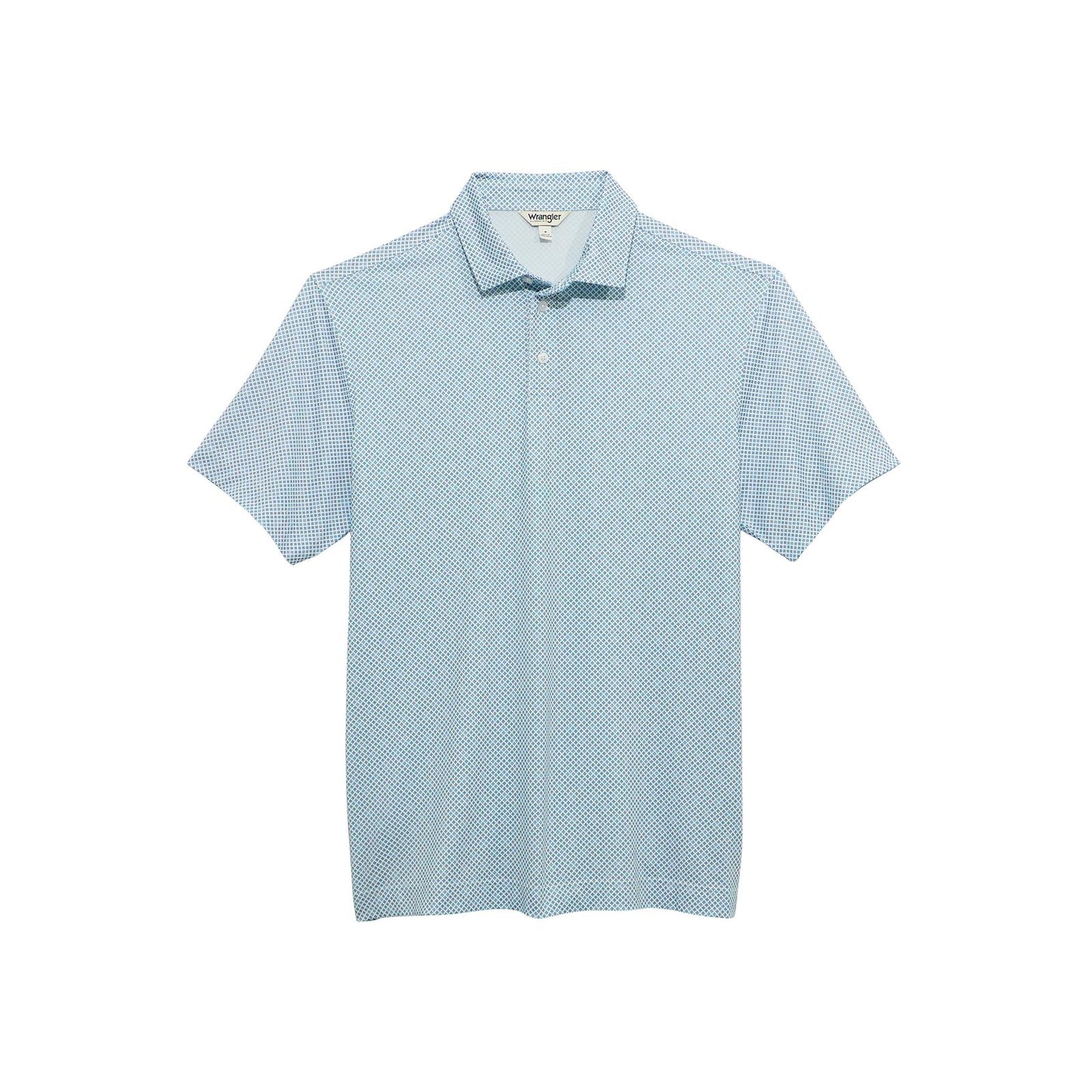 Short Sleeve Performance Polo Shirt - Regular Fit - Vallarta Blue