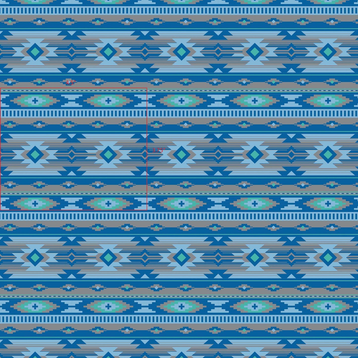 Blue and gray geometric pattern