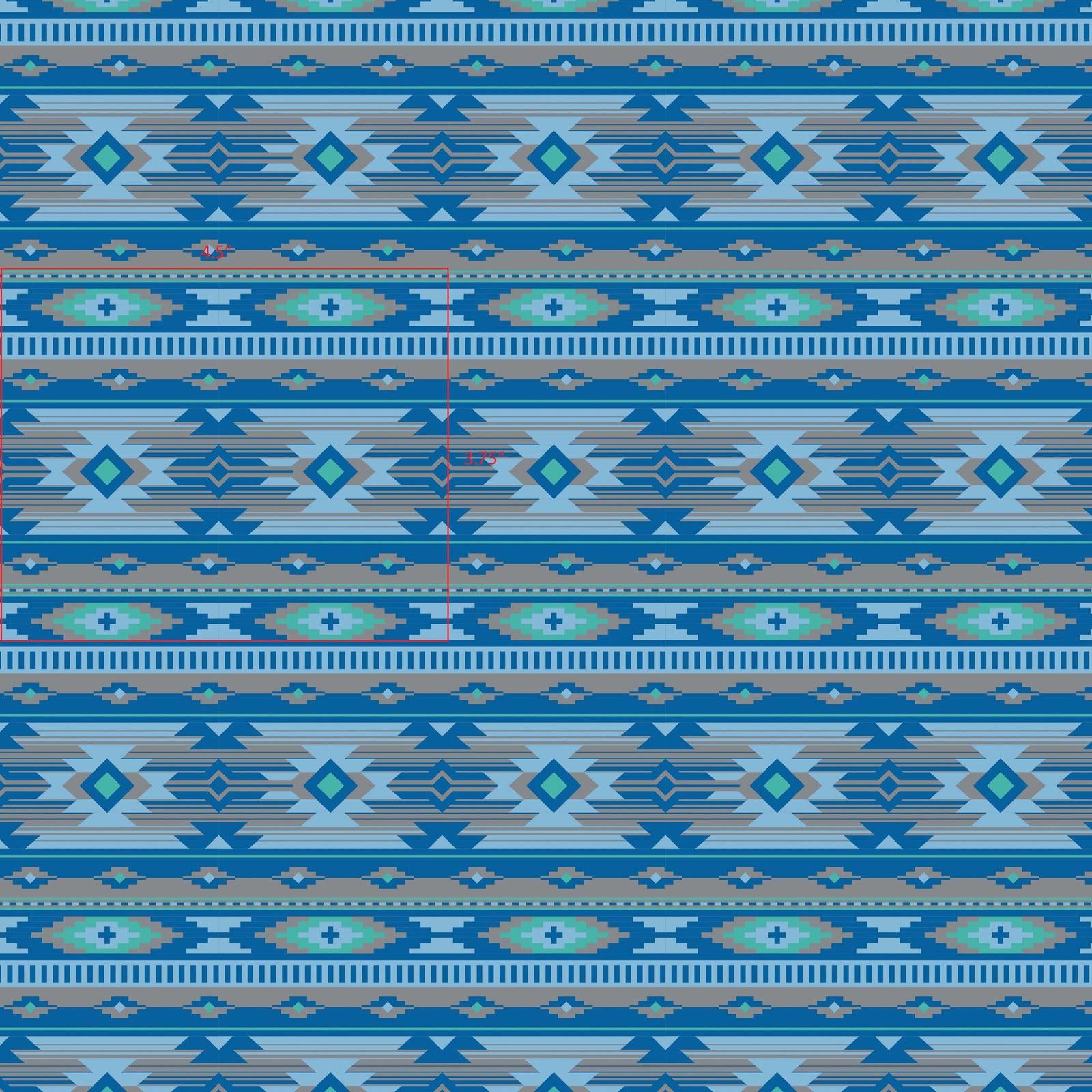 Blue and gray geometric pattern