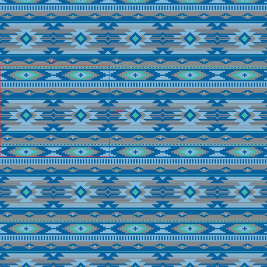 Blue and gray geometric pattern