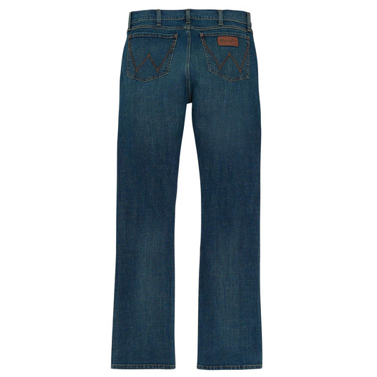 Blue jeans on a white background