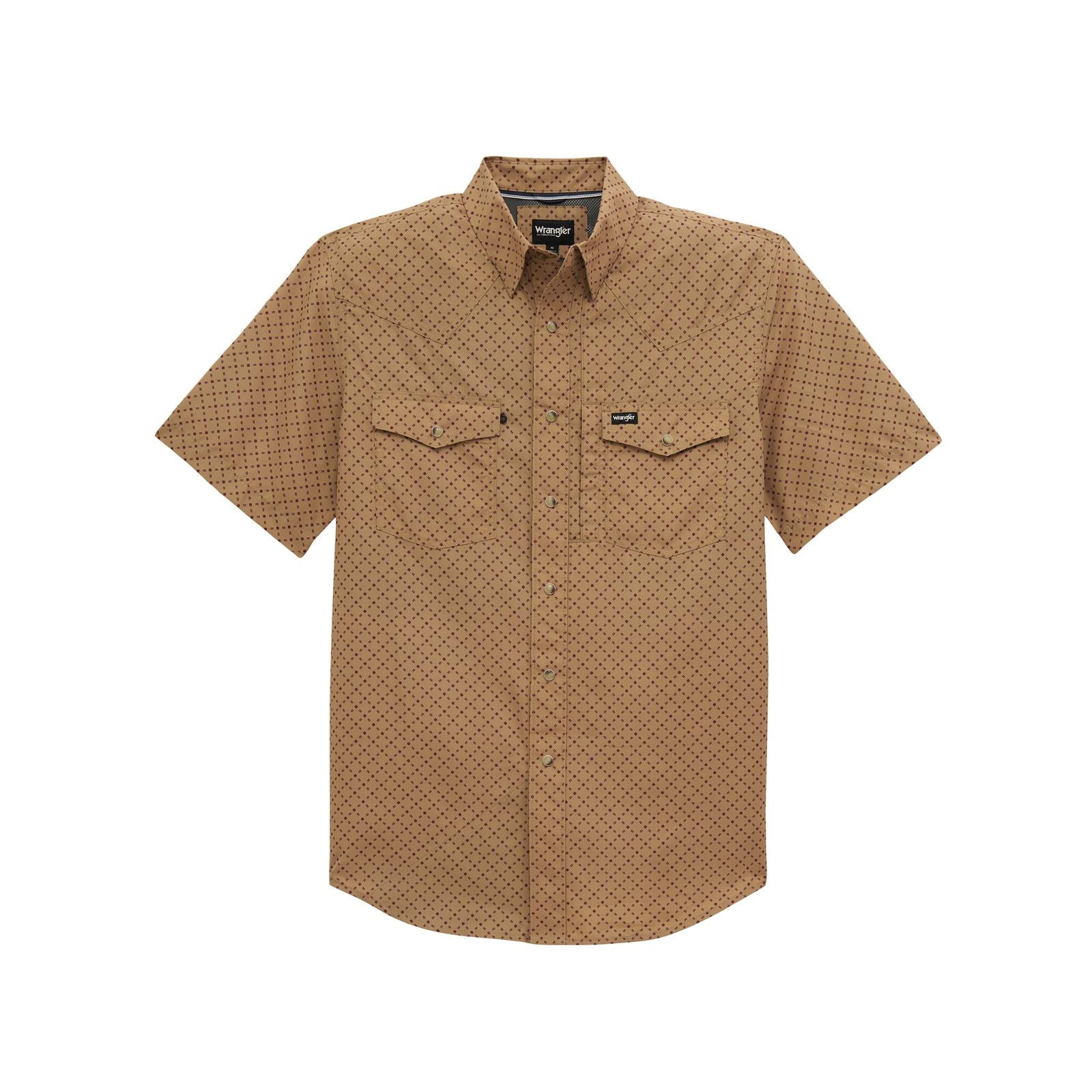 Kelp Lattice Western Performance Short Sleeve Shirt 