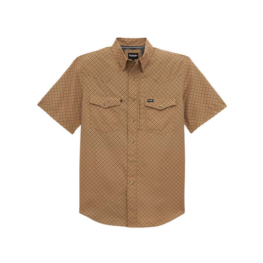 Kelp Lattice Western Performance Short Sleeve Shirt 