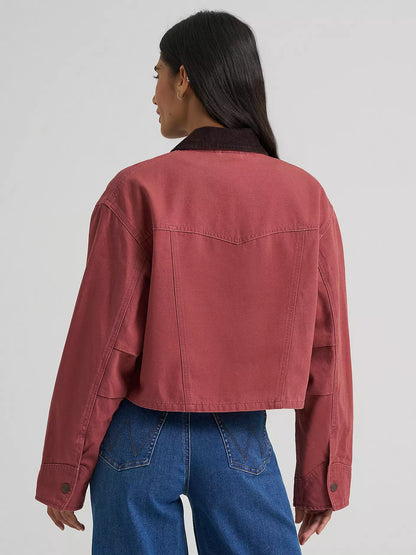 Women's Western Cropped Utility Jacket