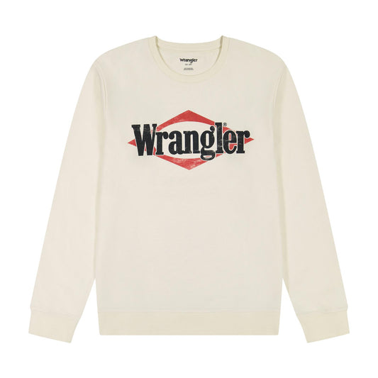Wrangler® Crew Fleece - Regular Fit - Antique White - 112383963