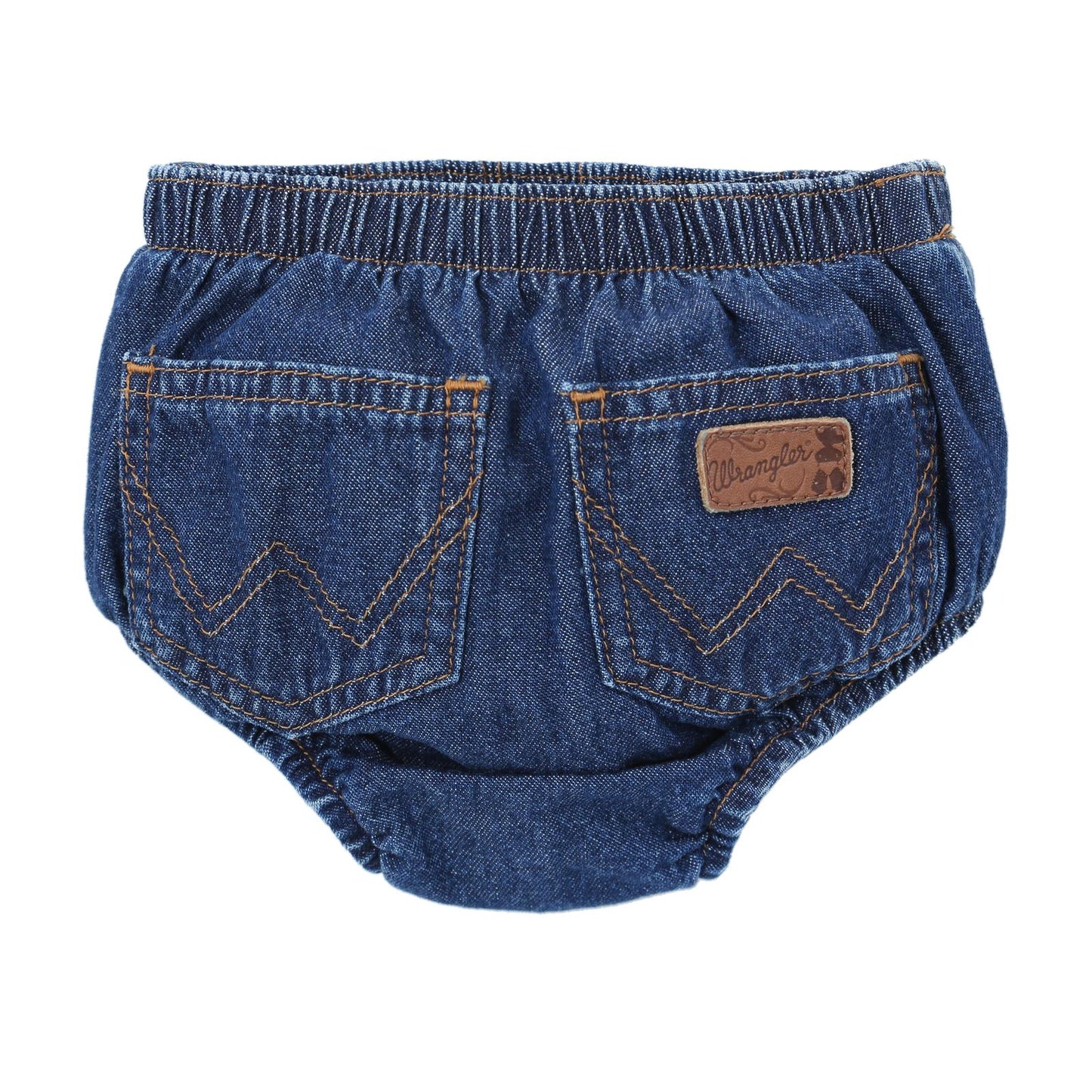 11MWIPW - Wrangler Infant Diaper Cover - Washed Indigo