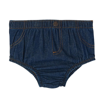 11MWIPW - Wrangler Infant Diaper Cover - Washed Indigo