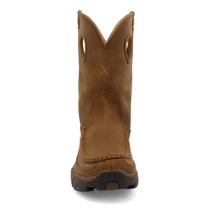 11" Pull On Hiker Boot - Distressed Saddle & Saddle - MHKB002