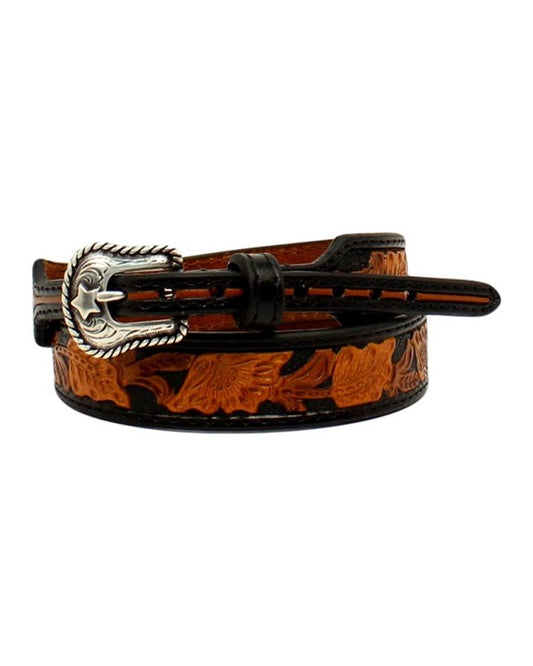 M&F Western Black Tan Men's Embossed Hat Band