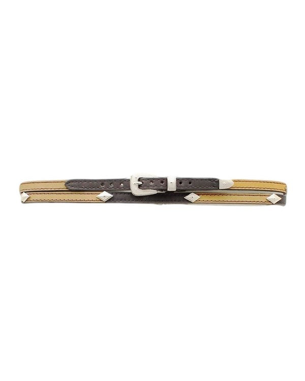 DIAMOND CONCO BK/BRN HAT BAND