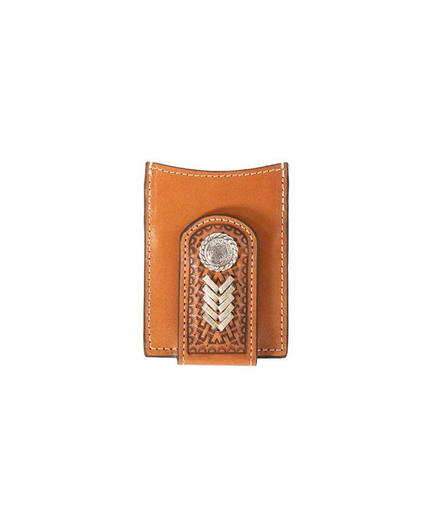 Nocona Men's Rawhide Lace Concho Money Clip