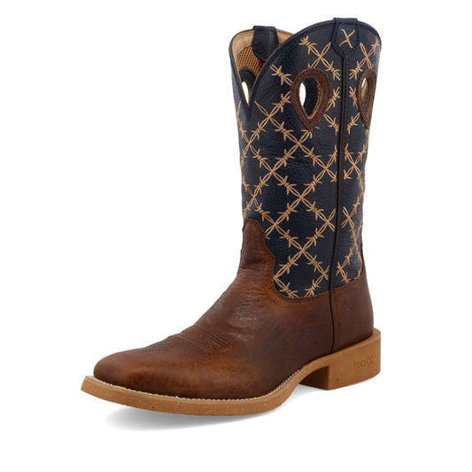 12" Tech X Boot - Rustic Brown & Navy - MXTR004