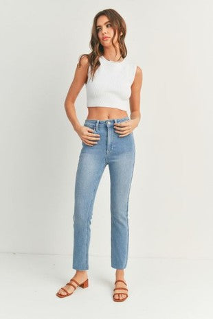 JUST USA - Skinny Jeans With Scissor Cut