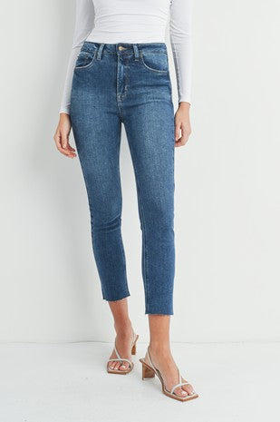 JUST USA - Skinny Jeans With Scissor Cut