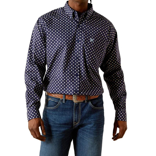 Ariat Men's Dark Blue Stone Long Sleeve Shirt