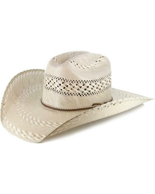 JUSTIN BRWN GRET STRAW HAT