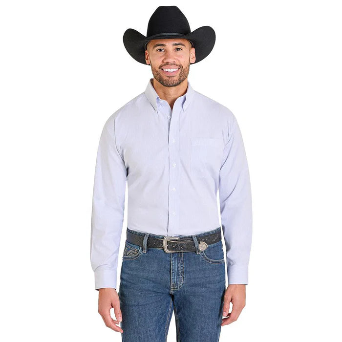 Panhandle Men's Blue Stripe Shirt