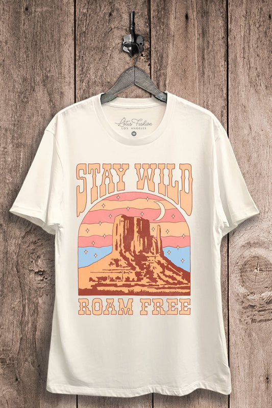Stay Wild Roam Free Graphic Tee
