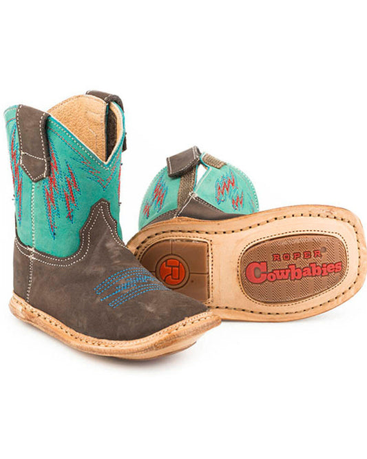 Roper Infant Boys' Cowbaby Lightning Western Boots - Square Toe