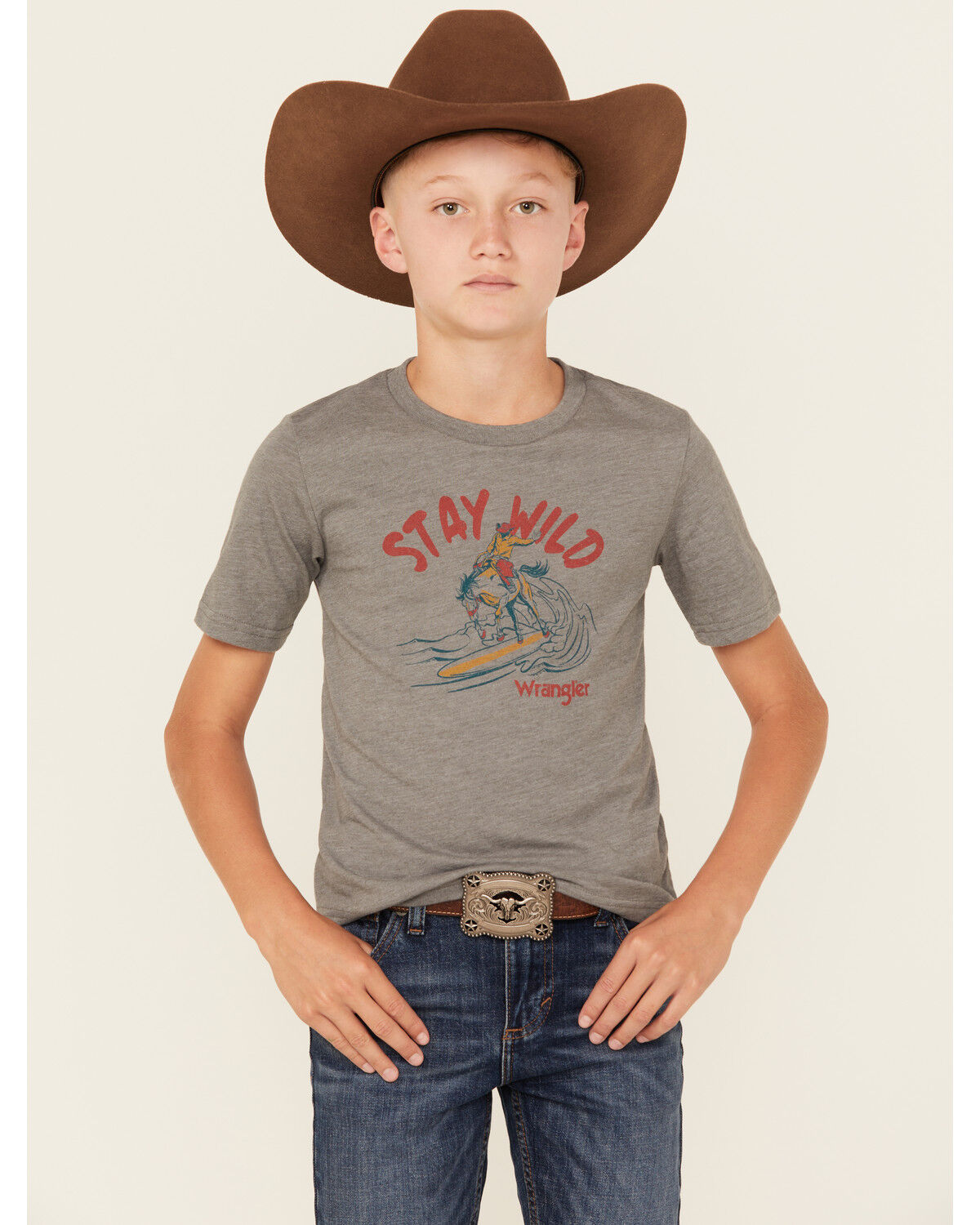 YOUTH WRG STAY WILD TEE-XL-.