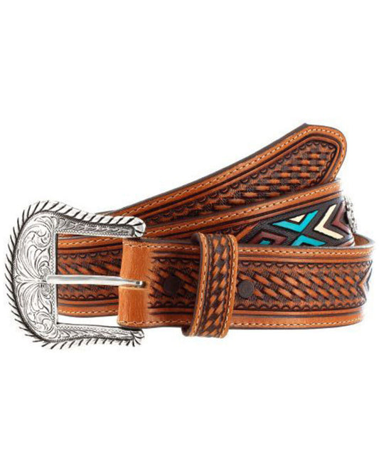 Justin Men's Sierra Sunrise Leather Belt - C14134