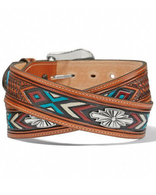 Justin Men's Sierra Sunrise Leather Belt - C14134