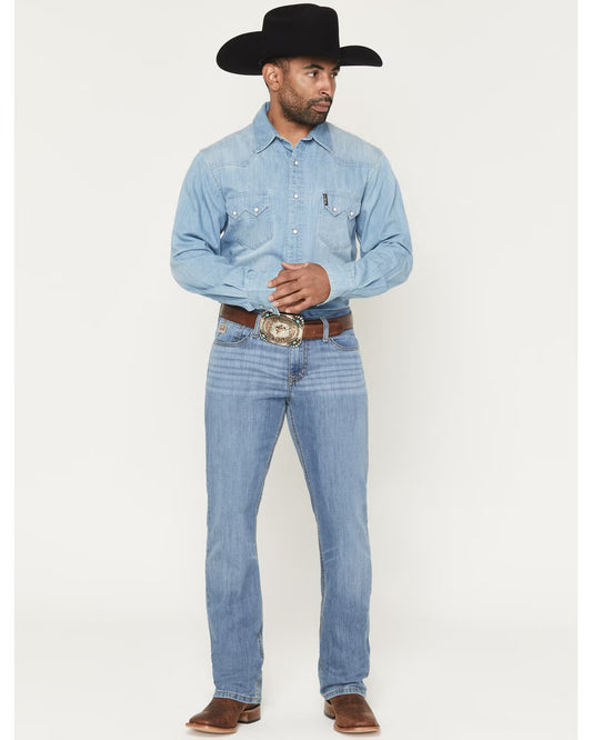 Cinch Men's Ian Light Stonewash Performance Denim Jeans