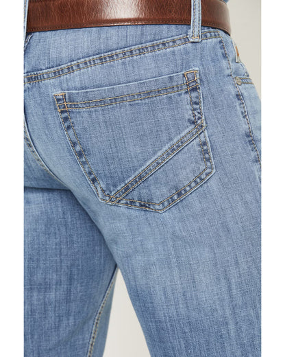 Jeans de mezclilla Cinch Ian Performance para hombre, lavado a la piedra claro