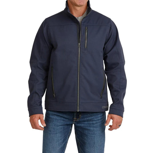 Navy Bonded Jacket by Cinch combines classic Western style with practical functionality.