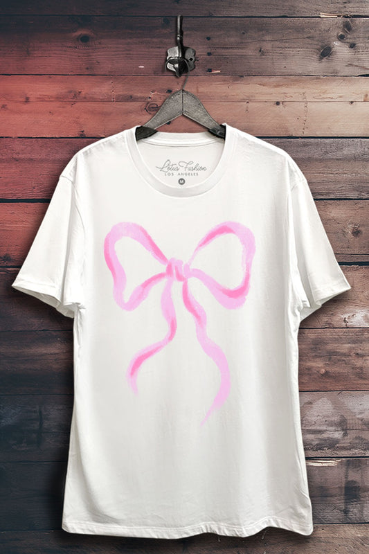 Pink Ribbon Graphic Top